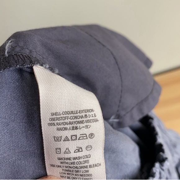 Free People Summers Over Soft Cargo Pants charcoal 4 - Picture 11 of 14